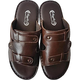 Dép Nam BIGGBEN Da Bò Thật Cao Cấp DN205