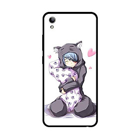 Ốp Lưng Dành Cho Vivo Y91C mẫu Cô Gái Mèo - Hàng Chính Hãng