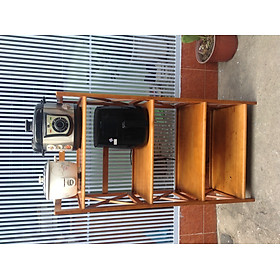 Mua Kệ vi sóng 4 tầng 38*64*120 cm gỗ cao su thông qua tẩm sấy chống mối mọt bền chắc đẹp mọi khía cạnh  bền so gỗ thông và MDF nhân tạo  Đa năng 