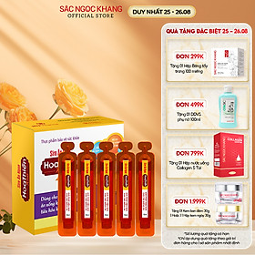 Siro Ăn Ngon Hoa Thiên SẮC NGỌC KHANG vỉ 20 ống x 20ml giúp hổ trợ kích thích hệ tiêu hóa & ăn ngon miệng