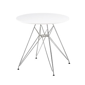 Bàn tròn 70 cm tiếp khách văn phòng  TE DSR -07W Eames cao cấp nhập khẩu Nội thất CAPTA HCM