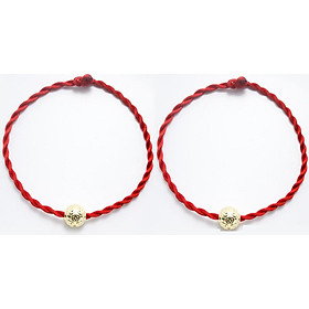 Set 2 Vòng tay chỉ đỏ cặp đôi tình yêu
