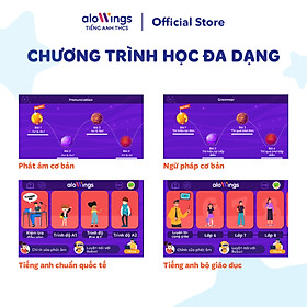 Hình ảnh [Gói 2 năm] Mã kích hoạt online khóa học tiếng Anh dành cho Lớp 6 đến Lớp 9 ALOWINGS Áp dụng trên toàn quốc