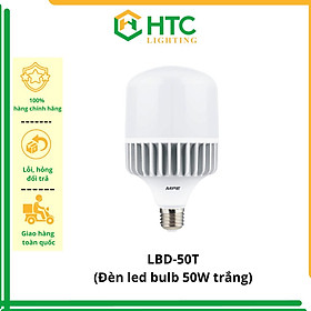 Bóng đèn led bulb trụ nhôm 50W,  LB -50T (trắng)- Thương Hiệu MPE