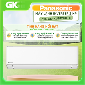 Máy lạnh Panasonic Inverter 2 HP CU/CS-XU18ZKH-8 - Hàng chính hãng - Chỉ giao HCM