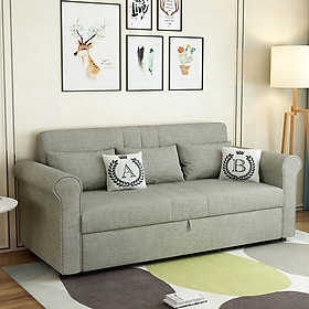 Sofa giường kéo Tundo thông minh màu xám nhạt