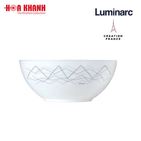 Tô Thủy Tinh Luminarc Marble 18cm đựng thức ăn, kháng vỡ, cường lực - 1 cái - P3756