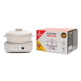 Nồi lẩu điện khay rời Kalpen P33 dung tích 5L công suất 1600W, bảo hành 2 năm - Hàng chính hãng