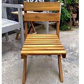Mua Ghế gỗ mini xếp dành cho cà phê ban công hoặc sân vườn  ghế câu cá