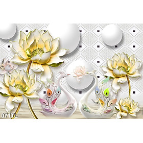 TRANH DÁN TƯỜNG 3D THIÊN NGA CÁCH ĐIỆU SLTL071 - TRANH THIÊN NGA PHÒNG NGỦ - YAN SHOP