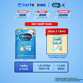 Sữa bột Enfagrow Enspire 3 850g hỗ trợ đề kháng với Lactoferrin dành cho trẻ từ 2-6 tuổi