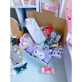 Hình ảnh Set quà tặng chủ đề Sanrio Kuromi Cinnamoroll cho bạn gái,người thương các dịp kỷ niệm,sinh nhật