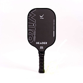 Vợt Pickleball headr chất liệu carbon T1000 - Đen - 1 vợt 1 bóng