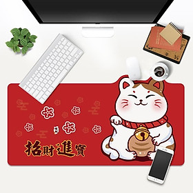 Miếng Lót Chuột MousePad Trải Bàn Hội Mèo Bé Shin Ngựa Phi Đại Song Ngư Size Lớn_ Hàng Chính Hãng