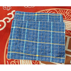 Vỏ Gối Cotton Cao Cấp 45x65cm, Vỏ Gối Trần Bông, Có Khóa Kéo (1 Đôi) - Đẹp, Sang Trọng - HÀNG CHÍNH HÃNG MINIIN