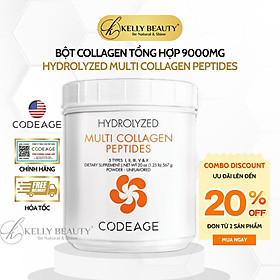 Bột Collagen Tổng Hợp CODEAGE Multi Collagen Peptides 9000mg | Kelly Beauty