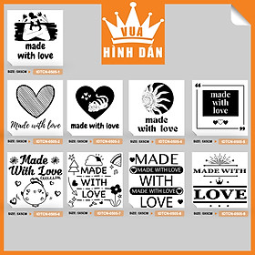 Set 50/100 sticker OPEN ME  - tem nhãn dán lên hộp gói quà, túi sản phẩm hàng hóa