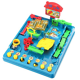 Marbles Puzzle Maze Children Tabletop Board Game Hand-Eye Coordination Toy