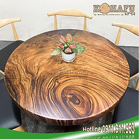 Mua Bàn tròn cafe/Bàn ăn gỗ me tây/ Bàn tròn ngồi 6 ghế KR20060
