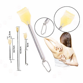Mua Cây gãi lưng cán Inox tay nhựa kéo dài nhỏ gọn