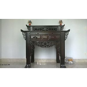 Bàn thờ 2 tầng gỗ muồng 1m27