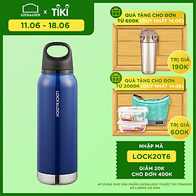 Bình Giữ Nhiệt Bằng Thép Không Gỉ Lock&Lock Loop Tumbler LHC4154BLU (620ml) - Xanh