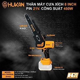 THÂN MÁY CƯA XÍCH PIN 8INCH BODY HK-CS008IBL HUKAN - HÀNG CHÍNH HÃNG