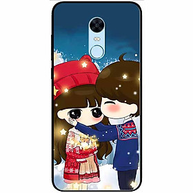 Ốp lưng dành cho Xiaomi Redmi Note 5 ( Redmi 5 Plus ) mẫu Cặp Đôi Áo Thổ Cẩm