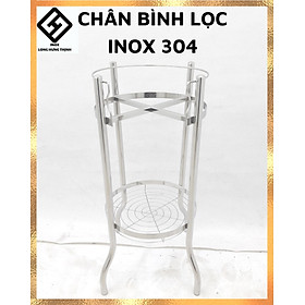 Mua Chân Bình Lọc Nước 100% INOX 304  đặc  cao cấp  chân kệ  giá đỡ bình nước  kích thước đa dạng  đủ size  tặng kèm nút chân giúp cố định kệ