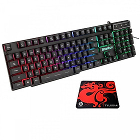 Mua Bàn Phím LED Giả Cơ Chuyên Game Bosston 803 - Hàng Nhập Khẩu