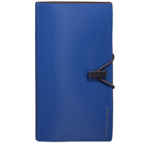 Comix A7628 30 Portable Business Card Holder / Card Album Germini Series Blue