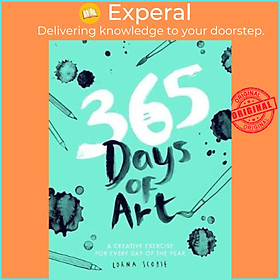 Hình ảnh Sách - 365 Days of Art : A creative exercise for every day of the year by Lorna Scobie (UK edition, paperback)