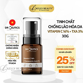 Tinh Chất Chống Lão Hóa, Sáng Da DrCeutics Vitamin C 16% + Tranexamic 3%  Kelly Beauty