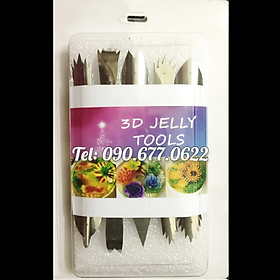 Mua Bộ 10 dụng cụ làm rau câu 3D – Bộ Mỹ - Tặng kèm kim nhụy – Mã số 1020
