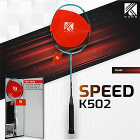 Vợt Cầu Lông 4U KUNO Speed K502 Carbon Chính Hãng, Chuyên Tấn Công Phiên Bản Nâng Cấp Mới, Được Lựa Chọn Mức Căng 1 Cây