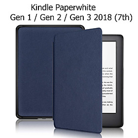 Bao Da Cover Cho Máy Đọc Sách Kindle Paperwhite Gen 1 / Gen 2 / Gen 3 2018 (7th) Nhựa Xước