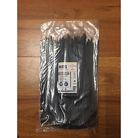 Túi 250 sợi dây rút nhựa đen, dây thít đen 5,2x300mm (dây bản to dày)