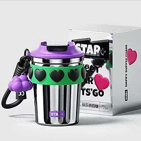 MD Star Ly Giữ Nhiệt Inox 380Ml Bạc 60019442 - Hàng chính hãng