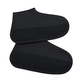 Bộ 2 bọc giày đi mưa silicon chống nước trong suốt co giãn hiệu Coolnice áo mưa cho giày