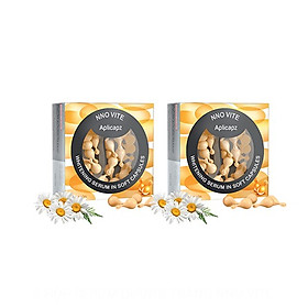 Combo 2 hộp Serum dưỡng trắng NNO VITE - dưỡng trắng sáng da & dưỡng đều màu da, hỗ trợ điều trị thâm mụn, ngăn ngừa sạm nám, cải thiện tình trạng lão hóa da trong 8 tuần. (Chăm sóc da mặt) / 2 hộp (Hộp x 30 viên)