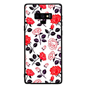Ốp Lưng Viền TPU cho điện thoại Samsung Galaxy Note 9 - Rose 09