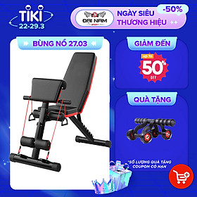 Ghế Tập Tạ Đa Năng P189 Hỗ Trợ Các Bài Tập Cơ Bụng Cơ Tay Gấp Gọn - Đại Nam Sport