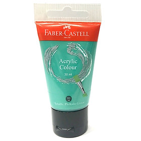 Tuýp Màu Vẽ Acrylic 30ml Metallic Phthalo Green (Xanh Lá Phthalo)