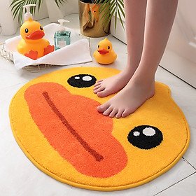 Mua Thảm Lau Chân Chống Trượt Hình Vịt Vàng Ngộ Nghĩnh 54x55cm