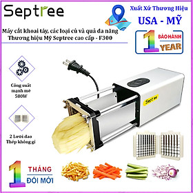 Mua Máy cắt khoai tây chiên  các loại củ và quả đa năng. Thương hiệu Mỹ Septree cao cấp - F300. Hàng nhập khẩu