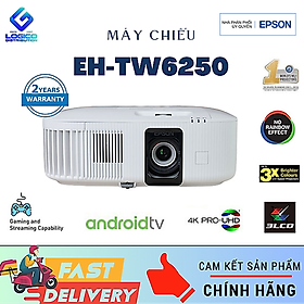 Máy chiếu 4K Android Epson TW6250 4K PRO-UHD độ sáng 2.800 Ansi Lumens - Hàng Chính Hãng 