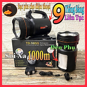 Mua Đèn pin siêu sáng xách tay cao cấp TD9855 chiếu siêu xa