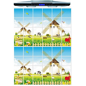 Mua Bộ 02 miếng dán cách nhiệt nhà bếp cỡ lớn hình cối xay gió