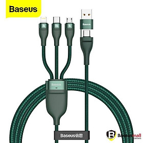 Mua Baseus -BaseusMall VN Cáp sạc nhanh 3 đầu Baseus Flash Series 3 in 1 Plus (Hàng chính hãng)