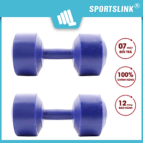 Bộ 2 Tạ Tập Tay Nhựa VN Sportslink - Xanh - 5kg
